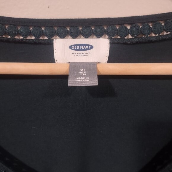 Women's Emerald Tee w/Lace Detailing Size XL - 3FOR$25 - - Picture 3 of 5